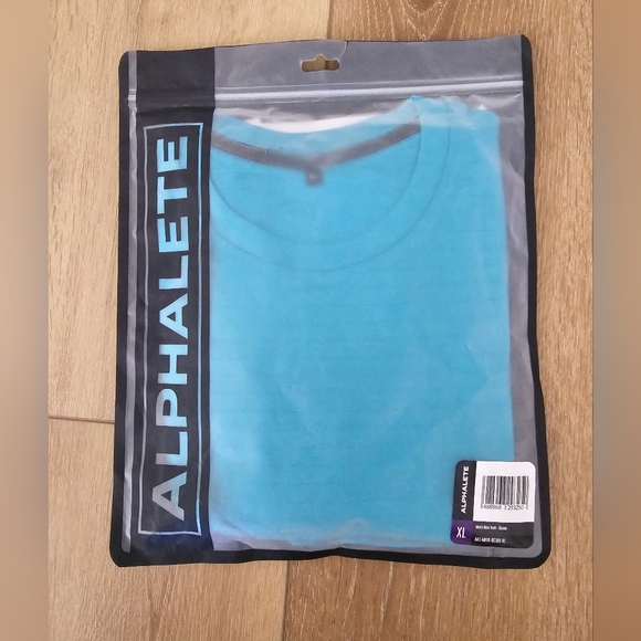 Nwt alphalete men's hero tank color ocean blue - Picture 11 of 12